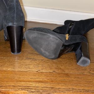 Aldo black suede over the knee boots!